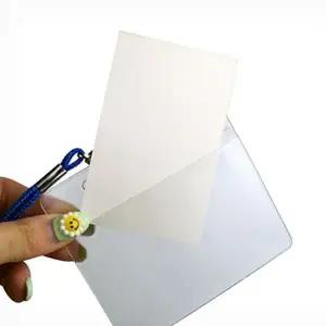 행사장 단체관광 명찰 목걸이형 공연장 네임택 (파랑) 명찰끈