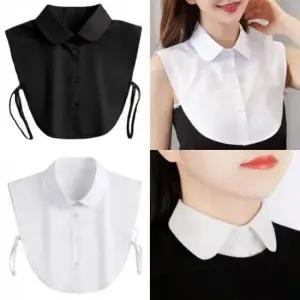 카라 페이크 셔츠 레이어드 셔츠