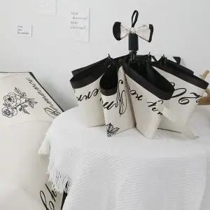 우양산 로즈 접이식 커플우산 자동 양우산 암막우산