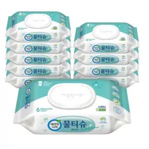 깨끗한나라 물티슈 캡형 트렌드 프레쉬 80매 데일리
