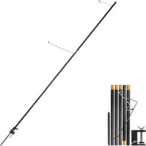 레드캠프 72인치 높이의 접이식 캠핑 랜턴 스탠드 폴(스테이크와 후크 포함) 테이블 야외 피크닉 낚시를