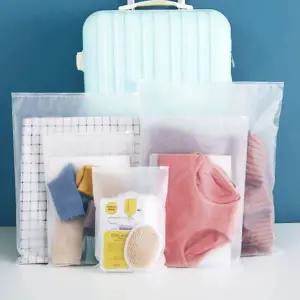 지퍼팩 반투명 여행 소분 정리 지퍼백 파우치 대형