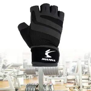 헬스장갑 턱걸이 트레이닝 글러브 2중 밴드 블랙 S 풀업장갑