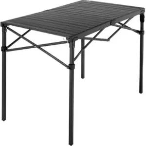 마운틴 서밋 기어 캠핑용 헤비 듀티 롤탑 테이블 - 캐디스 스포츠(미디엄)의 스틸 프레임이 있는 휴대용