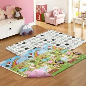 놀이방매트 양면 초특대 거실 놀이 안전 유아 방매트 집매트 애기매트 방지매트 PVC매트 시공