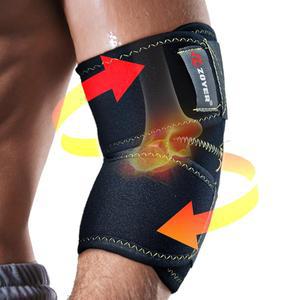 ZOYER 남성 및 여성용 테니스 팔꿈치 보호대, 피부 친화적, 네오프렌 압박 슬리브, 건염, 엘보, 를 위한 조절 가능한 대부분에게 맞는 원 사이즈