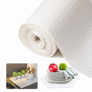 주방 캐비닛용 뷰티사이드 선반 및 서랍 라이너, 비접착성 미끄럼 방지 종이 방수 세척 가능 두꺼운 서랍형 팬트리 욕실 보호 라이너(흰색, 12인치 x 10피트)