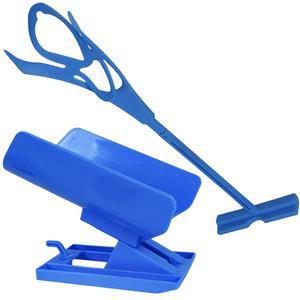 손잡이가 달린 양말 보조 및 신발 도우미 - 노인을 위한 이동성 장치, 제한된 이동성, 관절염, 임신 | FSA /HSA 적격 여행 친화적