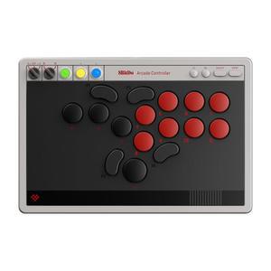 스위치 /스위치 2 및 윈도우 u2013 블루투스용 8BitDo 올 버튼 아케이드 컨트롤러, 2.4G, 유선 연결, 로우 프로파일 기계식 스위치, 프로그래머블 4개, 핫 스왑 가능 PCB