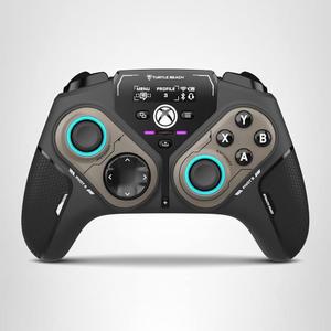 터틀 비치 스텔스 피벗 무선 스마트 게임 컨트롤러, 윈도우 PC u2013 회전 모듈, 디스플레이 대시보드, 홀 이펙트 스틱, 리매핑 가능 버튼, 블루투스, 20시간 배터리 공식 라이선스 획득