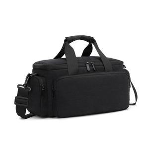 Andoer 카메라 케이스 소형 가방, 여행용 숄더백, 방수, 충격 방지 캠코더 백, DSLR 미러리스 카메라용, 탈착식 칸막이 및 어깨끈 포함, 여성용 남성용