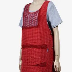 [골드스마일]사이드단추 망사 조끼 앞치마 SW0100