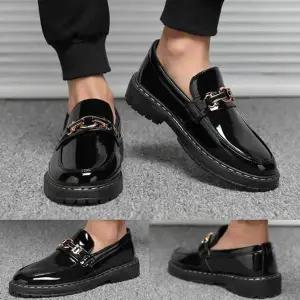 캐주얼로퍼 SUQ316H4 버클장식 통굽 남성구두