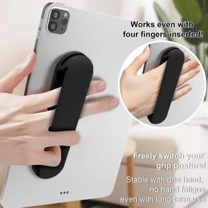 호환 휴대용 핸드 스트랩 손목 밴드 손가락 홀더 버클 태블릿 PC 실리콘 있는 한 손으로 사용할 수 장치