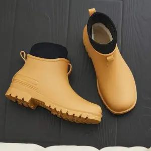 남성 XOB774H0 캐주얼 털안감 착용감 깔끔 첼시 방한 레인부츠