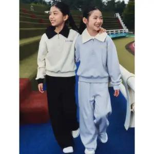 [탑텐키즈](마산점)[핏이 예쁜팬츠 신학기추천템]25년 FW 여아) 밸런스 스웨터라이크 와이드 스웨트팬츠...