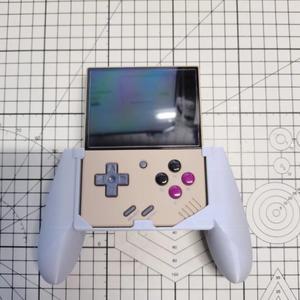 호환 Miyoo 미니 V4 게임패드 그립 핸들  3D 인쇄 게임 콘솔 핸드 팜 베이스 브래킷 스탠드