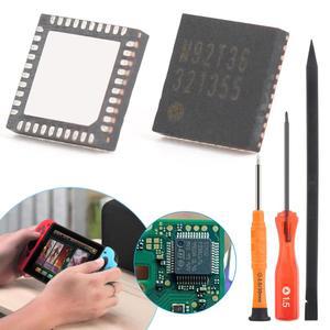 닌텐도 스위치 M92T36 USB-C 전원 충전 제어 IC 칩 교체 NS 마더보드 액세서리 부품 수리 도구 포함