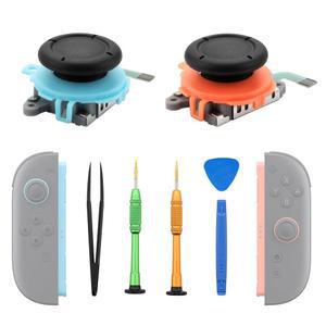 GAMOREK 2 팩 조이콘 조이스틱, 수리 키트 조이스틱 교체 부품 스위치