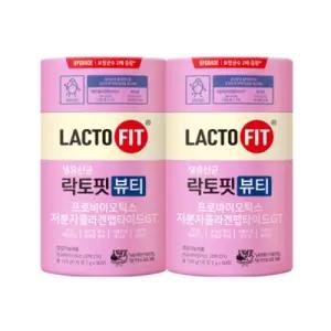 락토핏 피부보습 생유산균 뷰티 2통, 저분자콜라겐