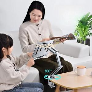 호환 360  합금 회전 독서 다기능 노트북 프로젝터  책용 지지대 브래킷 추가
