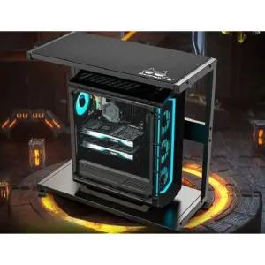 섹션플러스도어 선반 컴퓨터 수납장 복합기 본체 프린터