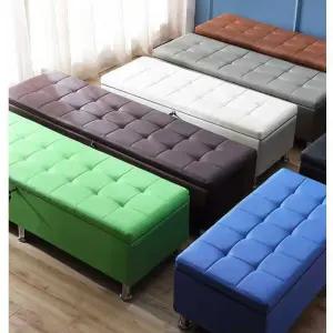 수납벤치소파 신발가게 잠금장치 리넨 장의자 쇼파 가게