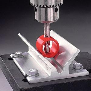 이스트우드 드릴 프레스 V 블록 고정 장치 센터 이 튜브 바 스톡 드릴링 톱 알루미늄 건설