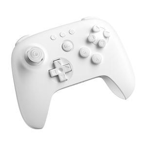 아날로그 3D, 스위치, 스위치 2, 윈도우 및 안드로이드용 8Bitdo 64 블루투스 컨트롤러(화이트)