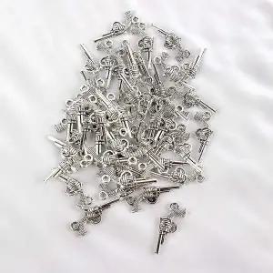 리볼버 실버 목걸이 키링 액세서리 펜던트 부자재