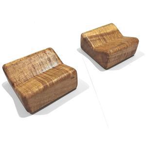 물건, 작업장 또는 취미를 보관할 수 있는 솔리드 하드우드 V 블록