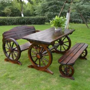 야외용 테이블 세트 옥상 전원주택 정원 테라스 라탄 야외