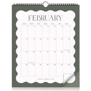 Aesthetic 2025-2026 벽 달력 - 2025년 5월부터 2026년 12월까지 실행 쉬운 정리를 위한 완벽한 모던 캘린더 플래너