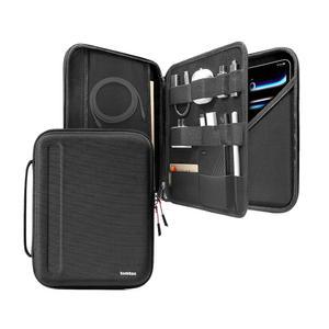 [미국배송] 13인치 IPAD PRO M5 /M4 AIR M3 /M2 2025-2024 12.9인치 M2 /M1 액세서리 포켓이 있는 보호 슬리브 펜슬 프로 / 어댑터 매직 키보드용 보관 가방 휴대용