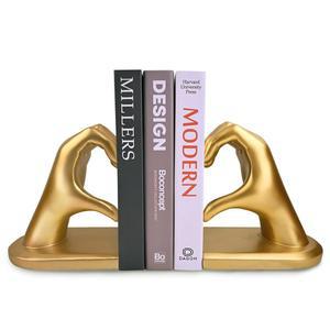 선반을 위한 금색 장식 북엔드, 침실 거실 상품 아파트 책장 생일 여성 장식품 에스테틱