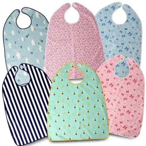 노인 턱받이 방수 세탁용 보호자용 성인용 턱받이 간병용 앞치마 요양원 식사용 장애인 환자용 어깨 위생