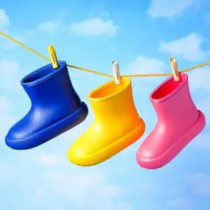 유아 장화 어린이 미끄럼 여아 아동 부츠 고무 신발 방수