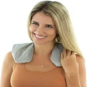 스트레스 해소를 위한 케어렉스 라벤더 넥 랩 전자레인지 - 목과 어깨용 가중 발열 패드