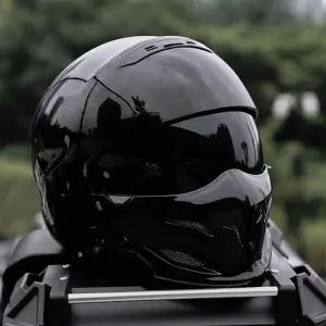 오토바이 헬멧 풀페이스 초경량 배달 할리 바이크 레트로헬멧 스쿠터 빈티