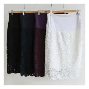 마미누리임부복 꽃잎스커트 빅사이즈 레이스치마 임산부하객룩 177140