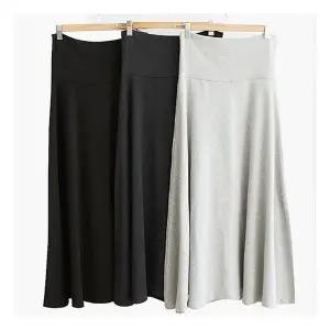 마미누리임부복 치마 40수 A라인 플레어 롱스커트 임산부 스커트 봄 가을 177117