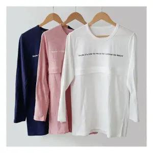 마미누리임산부 T 긴팔 메이비 수유티 빅사이즈 데일리 수유복 177111