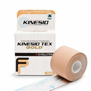 Kinesio 테이핑 - 탄력 있는 용 운동 테이프 Tex Gold FP 베이지 2.54cm x 5m