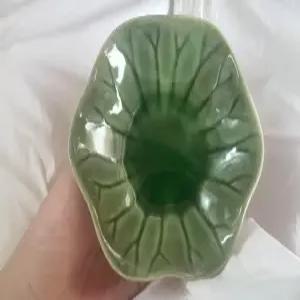 JAMEND CLXP 연꽃잎 모양 장식 링 트레이 작은 열쇠 그릇 세라믹 장신구 주얼리 접시 정리 목걸이 귀걸이