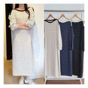 마미누리단가라 보드넥 롱원피스 빅사이즈 여성의류 홈웨어 임부복 데일리룩 177038