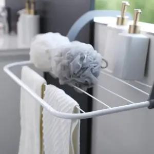 접이식 무타공 빨래건조대 걸이형 원룸 기숙사 간편설치