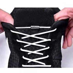 안풀리는 ULH728R7 고 운동화끈(화이트)매듭없는 신발끈