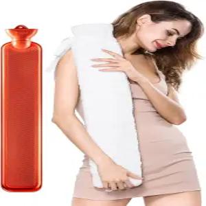 피터팬 롱 온수병 커버 용 온수 백 70온스 BPA 및 프탈레이트 프리 고무 함량 높음 흰색 보관 가능