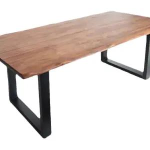 우드슬랩 테이블 커피숍 대형 데스크탑 6인용 나무테이블 카페