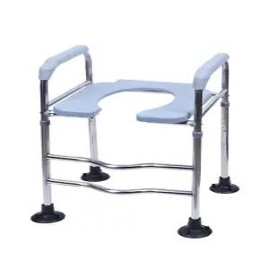 환자용 변기 높이조절 클램프 안전바 흡착판 의자 노인